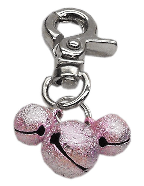 Lobster Claw Bell Charm Light Pink